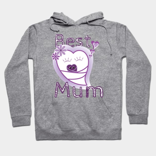 Best Mum (mom) Hoodie by dkdesigns27